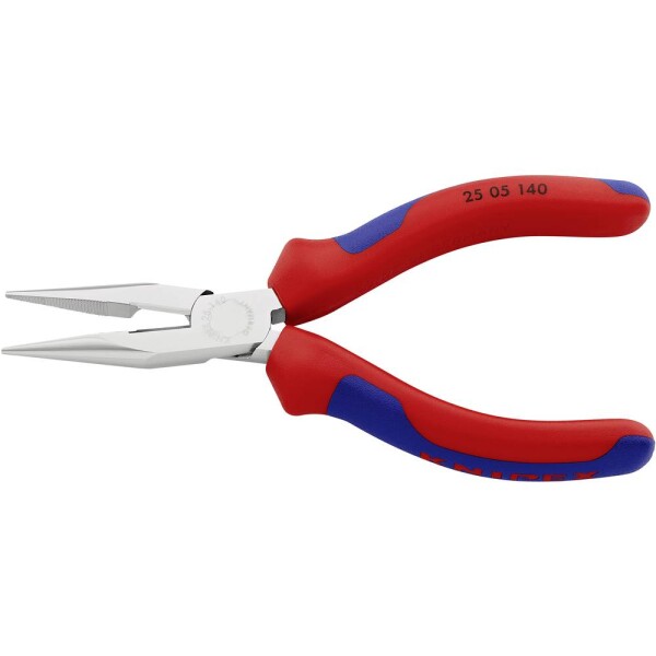 Knipex 25 05 140 pro elektroniku a jemnou mechaniku ploché jehlové kleště rovné 140 mm