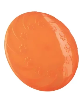 TRIXIE Létající talíř TPR velký 22 cm / Hračka pro psy / Plovoucí / TPR guma
