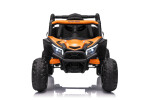 Mamido Elektrické autíčko Buggy Madman bílé | UTV-MX 4x4 | EVA kola | 12V 10Ah | EKO kůže
