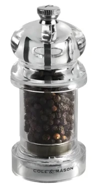 ColeMason 575 Mlýnek na pepř / výška 10,5 cm / akryl / nastavitelné mletí (H57501P)