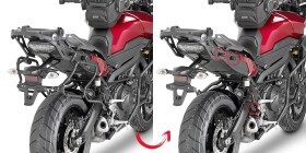 Plxr2122 trubkový nosič Yamaha MT-09 Tracer 850 (15-17), jen pro kufry V 35/V 37