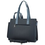 Módní dámský koženkový set kabelek Shanya, tmavě modrý