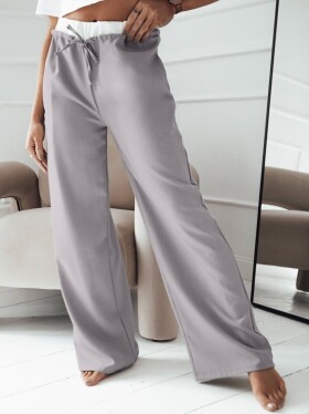 DARAMY dámské široké kalhoty šedé Dstreet