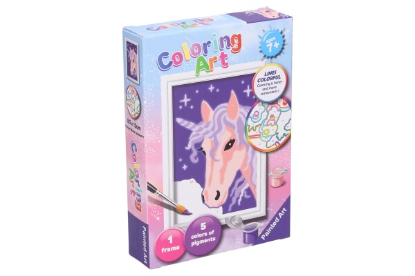 Malování podle čísel jednorožec 13cm