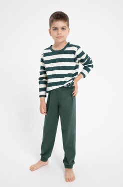 Chlapecké pyžamo Blake zeleno-bílé zelená