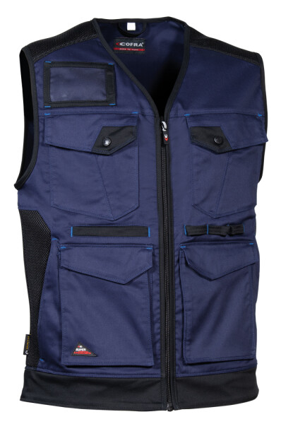 Pracovní vesta COFRA KUNIR Barva: Námořnická modrá, Velikost: 60 (V616-0-02_Z60)