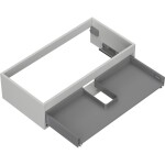 MEXEN - Box-A skříňka pro umyvadlo 90, 1 šuplík, šedý mat 91AX0-0900-235-1-62