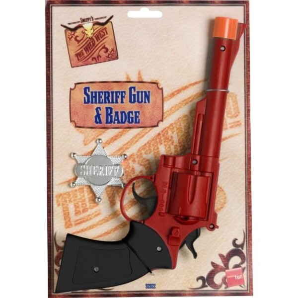 Smiffys.com Pistole + hvězda šerifská