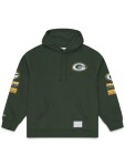 Mitchell & Ness Pánská mikina Green Bay Packers NFL Triple Check Hoodie Velikost: 2XL
