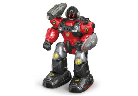 Robot hasič stříkající vodu RC na dálkové ovládání 40 cm