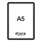 Djois samolepicí rámeček - Magneto, A5, černý, 2 ks