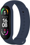 FIXED Silicone Strap Silikonový řemínek pro Xiaomi Band 7/Mi Band 6/Mi Band 5 modrá (FIXSSTB-989-BL)