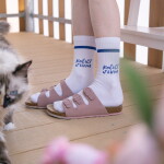 Bella Rose Ponožky Kočičí sluha velikost S (36-39), bílá barva, textil