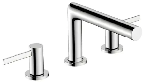 Hansgrohe Zesis S 100 chrom / Umyvadlová baterie / 3-otvorová instalace / EcoSmart+ / AirPower (74733000)
