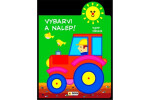 Vybarvi nalep! Traktor