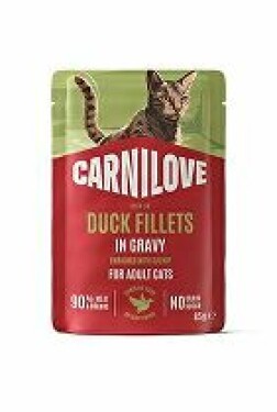 Carnilove Cat Pouch Gravy Duck+Catnip 85g