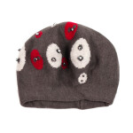 Art Of Polo Beret Cz13119 Tmavě béžová/červená UNI