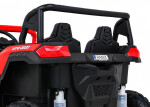 Mamido Dětské elektrické autíčko Buggy UTV Strong 24V nafukovací kola červené