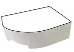 RAVAK - Vanové panely Čelní panel k vaně Rosa 95, 1500 mm, pravý, bílá CZ56100A00