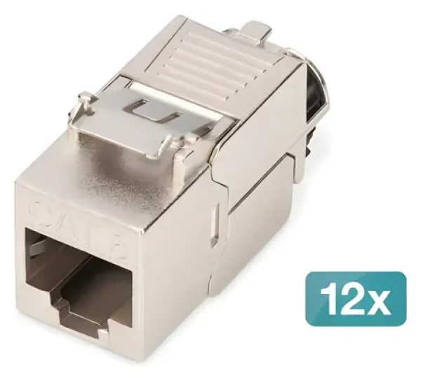 Digitus DN-93816-12 / Keystone modul / CAT 8.1 / stíněný / LSA / PoE / 12 ks (DN-93816-12)