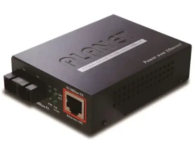 Planet PoE mediakonvertor 10/100Base-TX/100Base-FX / Mediakonvertor / Multi-mode / SC / 2 km (FTP-802)
