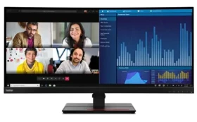 34" Lenovo ThinkVision P34w-20 černá / IPS / prohnutý / 3440 x 1440 / 21:9 / 4ms / 1000:1 / 300cd-m2 / HDMI+DP+USB-C (63F2RAT3EU)