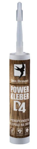 Den braven Power kleber (PU D4), 300 ml