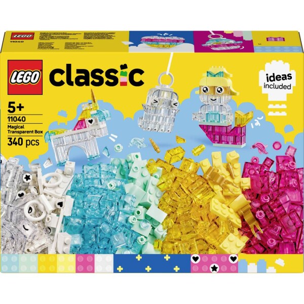 11040 LEGO® CLASSIC Kouzelný box s průhlednými kameny