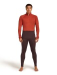ICEBREAKER Mens 260 ZoneKnit LS Half Zip, Java/Agate/Cb (vzorek) velikost: M