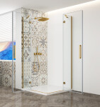 GELCO - TRINITY GOLD obdélníkový kout 800x1200 rohový vstup, čiré sklo, GT2280-12C-G GT2280-12C-G