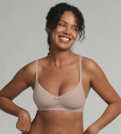 Dámská podprsenka bez kostic PLAYTEX WIREFREE PADDED BRA - PLAYTEX - tělová 80 B