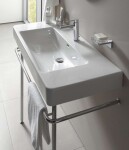 Laufen - Pro S Umyvadlo, 105x46 cm, 1 otvor pro baterii, s LCC, bílá H8139664001041