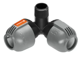 Gardena 2783-20 L-kus 25 mm x vnější závit 3/4", rohová přípojka zadešťovače