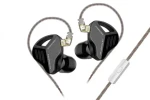 KZ ZVX Sluchátka s mikrofonem (Black) (6970493062684)