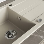 Kuchinox - SHIRE granitový dřez 1-kom s odkapávačem SBS_411Y