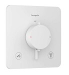 HANSGROHE - Ecostat Comfort Q Termostatická baterie pod omítku, pro 2 spotřebiče, matná bílá 33713700