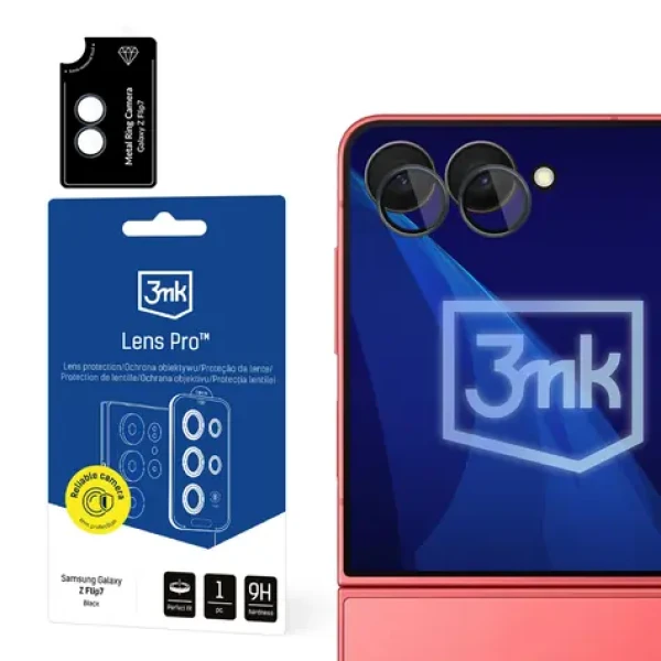 3mk Lens Protection skla na fotoaparát pro pro Samsung Galaxy Z Flip 7 černá (5903108656689)