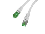 Lanberg CAT7 S/FTP 0,25m šedá / Patch kabel / LSZH / CU / Fluke Passed (PCF7-10CU-0025-S)