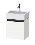 DURAVIT - Ketho.2 Umyvadlová skříňka 44x43x34 cm, 1 dvířka, panty vlevo, matná bílá K25070L18180000