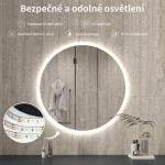 CERANO - Koupelnové LED zrcadlo Aureo - Ø 80 CER-8050BD6948