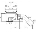 IDEAL STANDARD - Ultra Flat Odpadová souprava Tempoplex, chrom K7817AA