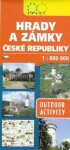 Hrady zámky České republiky 1:800 000