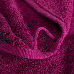 Sada froté ručníků a osušek MELISA smetanová + fuchsiová 4 ks