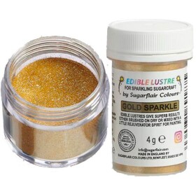 Sugarflair Jedlá prachová perleťová barva Gold sparkle 4g