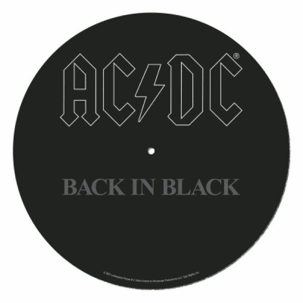 Podložka na gramofon - AC/DC Back in Black - EPEE