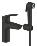 Grohe Eurosmart - Umyvadlová baterie s bidetovou sprškou matná černá (231242433)