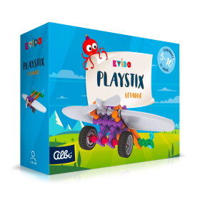 Kvído - Stavebnice Playstix - letadlo 26 dílků - Albi