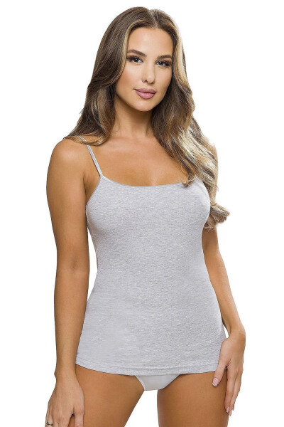 Dámské tílko Rita grey plus - EMILI šedá 3XL