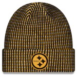 New Era Pánská zimní čepice Pittsburgh Steelers NFL 2026 Sideline Cold Weather Cuffed