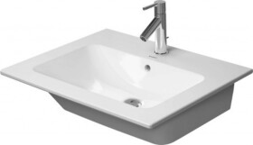 DURAVIT - ME by Starck Umyvadlo nábytkové 63x49 cm, s přepadem, s otvorem pro baterii, bílá 2336630000